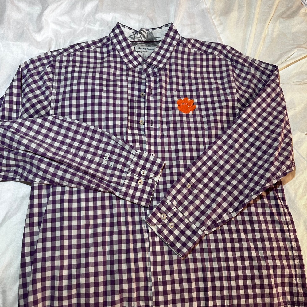 Clemson  university dress shirt